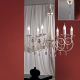 Candelabre, Lustre - Candelabru 6 brate stil clasic cu cristale Swarovski Giada argintiu mat