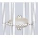 Lampadare - Lampadar stil clasic cu cristale Swarovski Giada argintiu mat