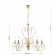 Candelabre, Lustre - Candelabru 5 brate stil clasic cu cristale K9 Alessia auriu