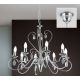 Candelabre, Lustre - Candelabru 5 brate stil clasic cu cristale K9 Alessia crom