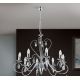 Candelabre, Lustre - Candelabru 5 brate stil clasic cu cristale K9 Alessia crom