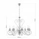 Candelabre, Lustre - Candelabru 5 brate stil clasic cu cristale K9 Alessia crom