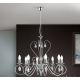 Candelabre, Lustre - Candelabru 8 brate stil clasic cu cristale K9 Alessia crom