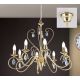 Candelabre, Lustre - Candelabru 8 brate stil clasic cu cristale K9 Alessia auriu