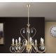 Candelabre, Lustre - Candelabru 8 brate stil clasic cu cristale K9 Alessia auriu