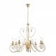 Candelabre, Lustre - Candelabru 8 brate stil clasic cu cristale K9 Alessia auriu