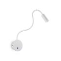 Aplica LED minimalista cu brat orientabil FOCUS-2 AP BIANCO