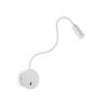 Aplica LED minimalista cu brat orientabil FOCUS-2 AP BIANCO