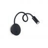 Aplica LED minimalista cu brat orientabil FOCUS-2 AP NERO