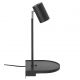 Aplice, corpuri de iluminat pentru pereti - Aplica de perete, directionabila, port usb, design modern CODY negru