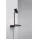 Aplice, corpuri de iluminat pentru pereti - Aplica de perete, directionabila, port usb, design modern CODY negru