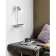 Aplice, corpuri de iluminat pentru pereti - Aplica de perete, directionabila, port usb, design modern CODY alb