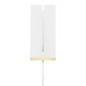 Aplica LED de perete design modern CURTIZ alb