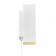 Aplice - Aplica LED de perete design modern CURTIZ alb