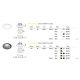 Spoturi tavan fals - Spot LED incastrabil GAME FI1 ROUND alb / alb