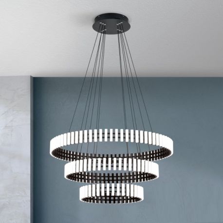 Candelabre, Lustre - Lustra LED dimabila design modern circular MANSION