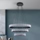 Candelabre, Lustre - Lustra LED dimabila design modern circular MANSION