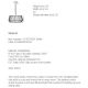 Pendule, Lustre suspendate - Pendul design modern DICTE 53 alb