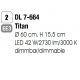 Lustre aplicate - Lustra aplicata LED dimabila design modern circular Float 60cm