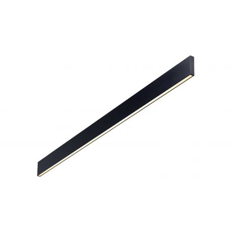 Aplice, corpuri de iluminat pentru pereti - Aplica perete LED liniara 120cm ambientala LINUS AP 3000K BK