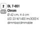 Plafoniere - Plafoniera LED dimabila design minimalist Karlsson 42cm