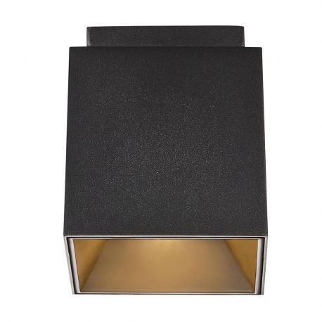 Plafoniere cu spoturi, Spoturi aplicate - Spot aplicat design modern ETHAN negru