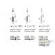 Pendule, Lustre suspendate - Pendul modern minimalist LOOK SP1 D06 CROMO SFUMATO