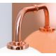 Aplice, corpuri de iluminat pentru pereti - Aplica de perete design modern PIPES, copper