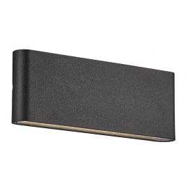 Aplice - Aplica LED de perete pentru iluminat exterior modern, IP54 Kinver 26 negru