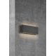 Aplice - Aplica LED de perete pentru iluminat exterior modern, IP54 Kinver 26 negru