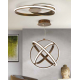 Plafoniere - Plafoniera, Lustra aplicata dimabila Circus satin chrome
