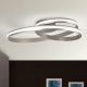 Plafoniere - Plafoniera, Lustra aplicata dimabila Circus satin chrome