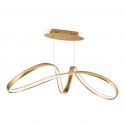 Lustra suspendata dimabila Circus satin brass