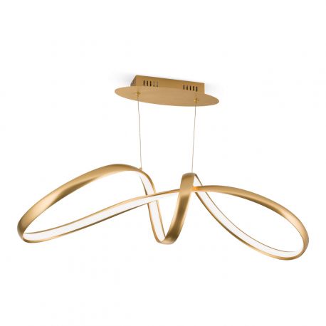 Candelabre, Lustre - Lustra suspendata dimabila Circus satin brass