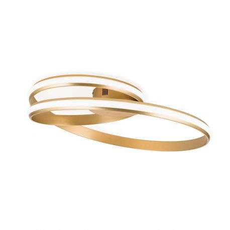 Lustre aplicate - Plafoniera, Lustra aplicata dimabila Circus satin brass