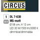 Lustre aplicate - Plafoniera, Lustra aplicata dimabila Circus satin brass