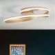 Lustre aplicate - Plafoniera, Lustra aplicata dimabila Circus satin brass