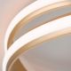 Lustre aplicate - Plafoniera, Lustra aplicata dimabila Circus satin brass