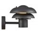Aplice - Aplica de perete pentru iluminat exterior modern, IP54 Kurnos 20 negru