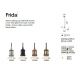Pendule, Lustre suspendate - Pendul minimalist stil industrial FRIDA SP1 CROMO