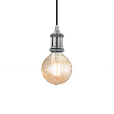 Pendule, Lustre suspendate - Pendul minimalist stil industrial FRIDA SP1 CROMO