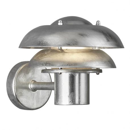 Aplice - Aplica de perete pentru iluminat exterior modern, IP54 Kurnos 20 galvanizat