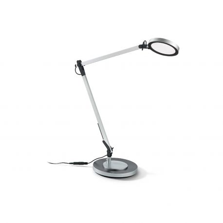 Lampi birou - Lampa LED de birou / masa moderna cu brat articulat FUTURA TL ALLUMINIO