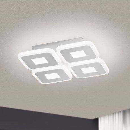 Plafoniere - Plafoniera LED dimabila design modern Domino 27x27cm