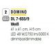 Plafoniere - Plafoniera LED dimabila design modern Domino 41x41cm