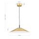 Pendule, Lustre suspendate - Lustra LED dimabila, Pendul metalic GOURMET Brushed Brass