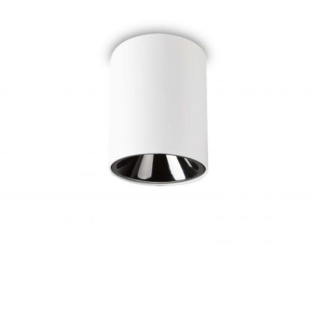 Plafoniere cu spoturi, Spoturi aplicate - Spot LED aplicat modern Nitro pl round d08 BIANCO