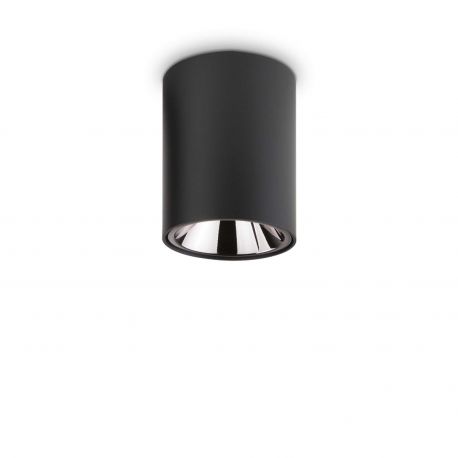 Plafoniere cu spoturi, Spoturi aplicate - Spot LED aplicat modernNitro pl round d08 NERO