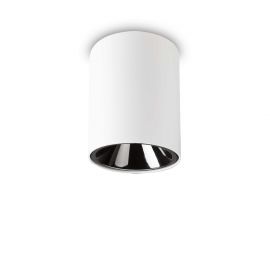 Plafoniere cu spoturi, Spoturi aplicate - Spot LED aplicat modern Nitro pl round d09 BIANCO