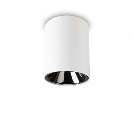Plafoniere cu spoturi, Spoturi aplicate - Spot LED aplicat modern Nitro pl round d09 BIANCO